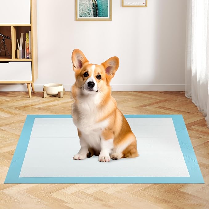 Giantex Dog Pee Pads 150 Count, 36" x 24" Large Training Pads for Dogs, Super Absorbent Leak-Proof Disposable Potty Pads for House Training, Indoor & Outdoor Use