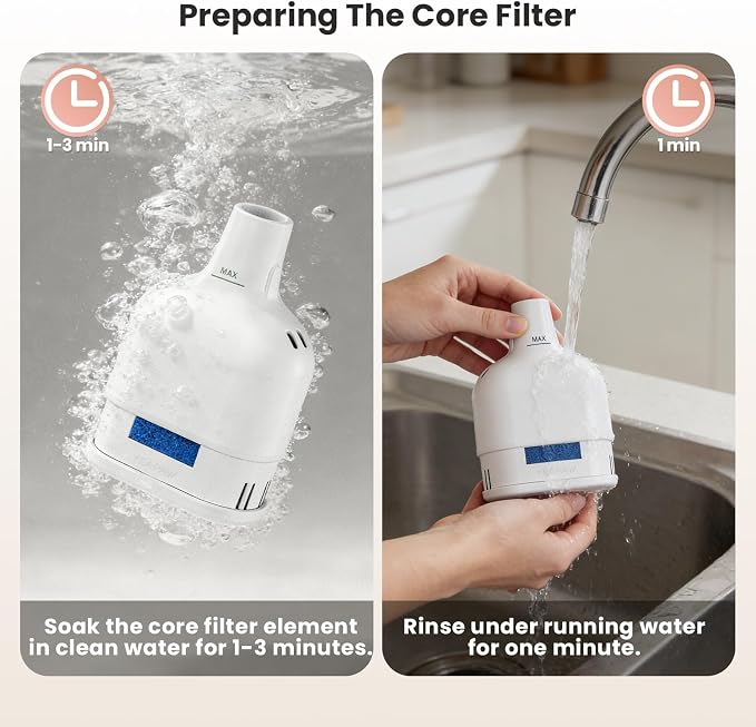 Cat Water Fountain Filters 3 Pack Five Stages Filtration Cat Fountain Replacement Filters for Stainless Steel Water Fountain 2 Months Set of Replacement Filters for Ultra Quiet Cat Fountain