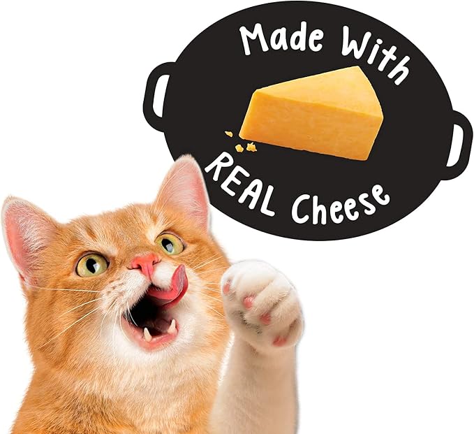 (2 Pack) Cheese Craze Cat Treats (20-oz Each) with AuroraPet Wipes