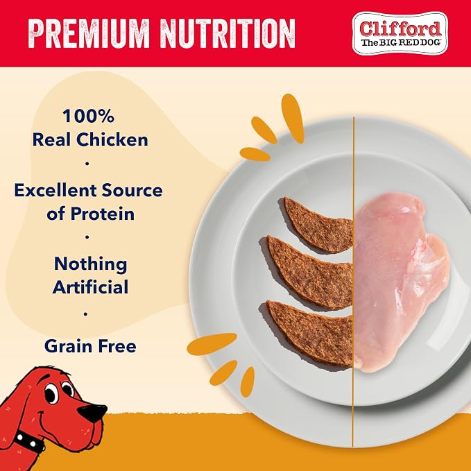 Clifford® Bundle - Snuffle Treat Mat + Chicken Jerky Dog Treats (24oz)