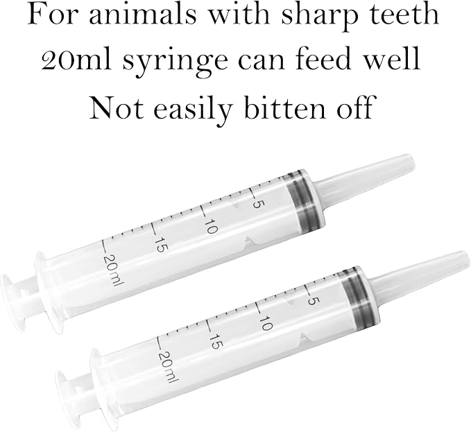 Doggiema Silicone Feeding Nipple and Syringes for Puppies and Other Animals Dongdong pet (4 Size Nipple+6 Syringes)