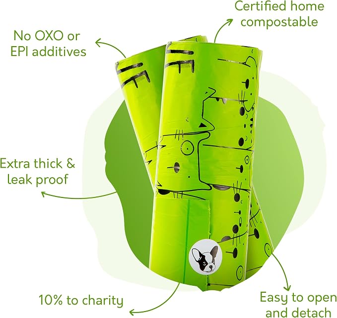 30 XL Compostable Cat Litter Bags and 200 Plant-Based Pet Wipes – Champion Animal Welfare & The Planet