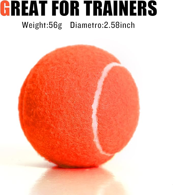 30/40 Pack Training Tennis Balls, Pet Dog Playing Balls, Practice Tennis Balls with Mesh Bag for Transport and Beginner Training