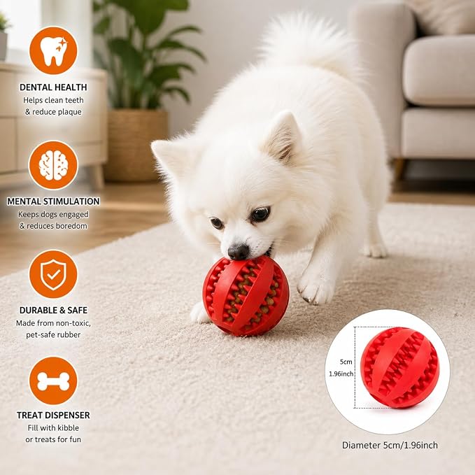 3-in-1 Slow Feeder Dog Bowl Set with Lick Mat, Treat Dispensing Ball, Puzzle Toy Feeder, Non Slip Pet Food Dish, Lick and Roll Feeding Solution, Anxiety Relief, Small Breed Feeding Kit