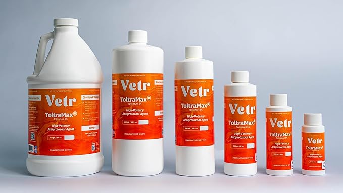 Toltrazuril 5.0% for Horses, Dogs, Cats, 500mL/16 Ounce, for Non-Food Chain Animals, Alfalfa.