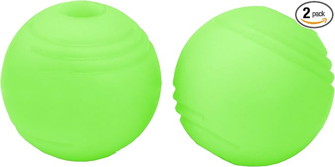 Chew King by Mammoth Set of 2 Glowing Fetch Ball, Durable Bouncy Interactive Toy for Pets & Dogs, Lightweight, 3 Inch, Fits Ball Launcher