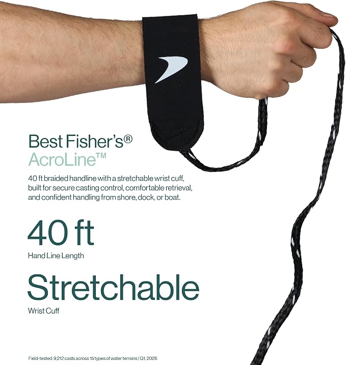 American Pro Cast Net - 4ft/6ft/8ft/10ft/12ft - 3/8" Mesh - Real Lead 1-lbs/ft Double Line - 2024 Upgraded & Optimized - Old Salt Premium Cast Nets for Fishing - E-Book & Utility Box Included