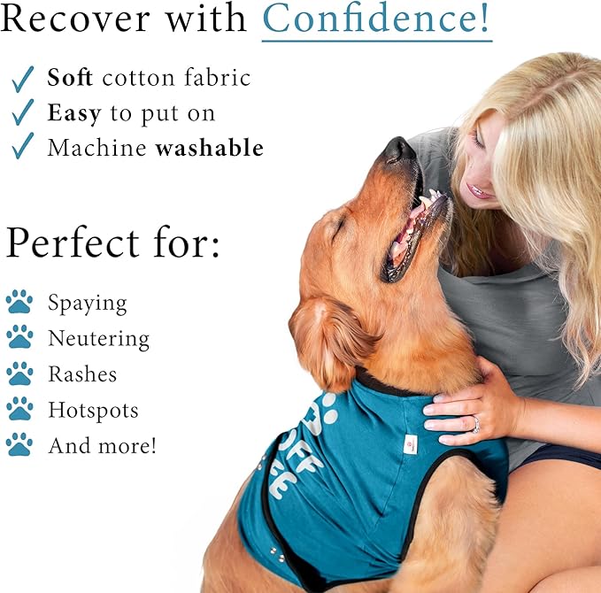 BellyGuard Dog Surgery Recovery Suit, Post-Op Dog Recovery Suit for Female Spay & Male Neuter, Comfy Onesie for Pets, Surgical Body Cover for Canine Healing Support