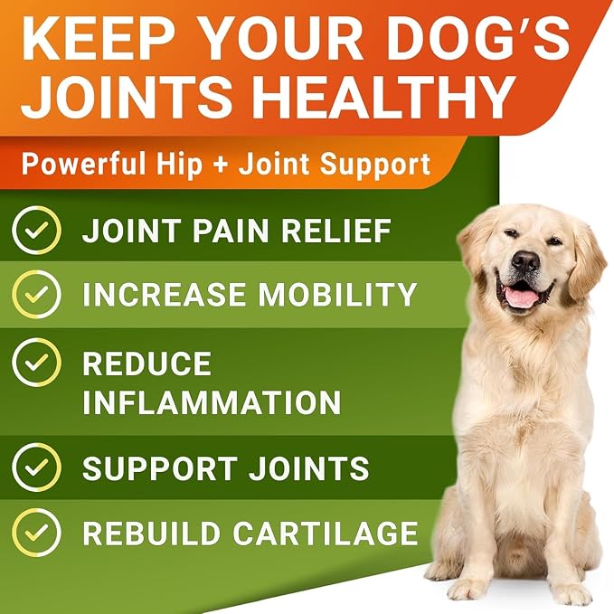 STRELLALAB Hemp Chews for Dogs - Bundle of Hip and Joint + Calming Supplement - Joint Pain & Anxiety Relief Treats - Advanced Mobility Support - Made in USA (Pack of 2, 240Ct)