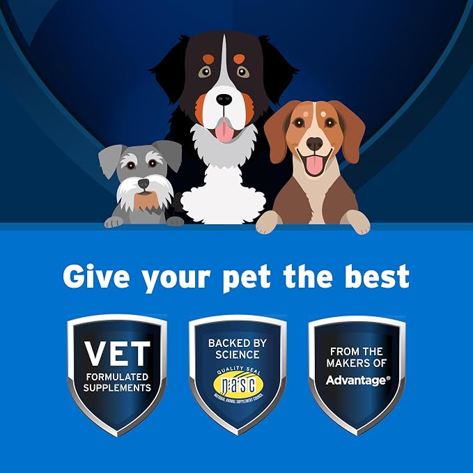 Bundle of Seresto Small Dog Vet-Recommended Flea & Tick Treatment & Prevention Collar for Dogs Under 18 lbs. | 8 Months Protection + Pet Protect Vet-Formulated Daily Multivitamin for Dogs | 60 Chews