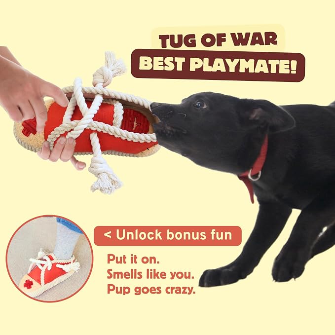 Interactive Hide and Seek Dog Puzzle Toys for Large Medium Small Dogs, 2 in 1 Snuffle Toys