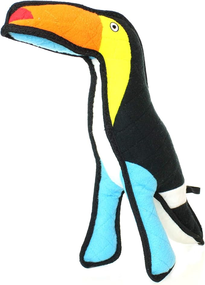 TUFFY® - 2 Pack Original : Toucan Dog Toy : : Ultra Durable Plush Toy with Multiple Layers & Reinforced Seams, Washable and Floats, Original Construction