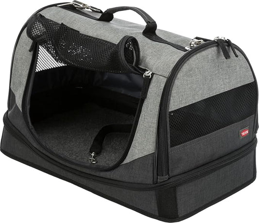 Trixie Tasche Holly, 30 × 30 × 50 cm, Schwarz/grau