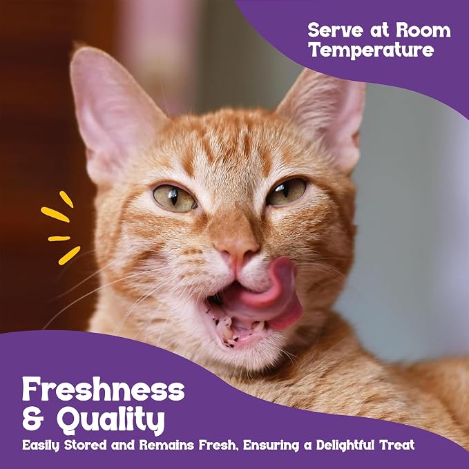 Beefeaters Lickable Cat Treats 48 Count – Puree Squeeze Up Tubes Variety Pack (Salmon, Tuna & Chicken) | Grain Free, Taurine Enriched, High Moisture for Picky Eaters | Cat Treat Topper or Snack