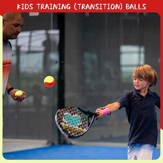 Hanaive 24 Pack Tennis Balls for Kids 75% Low Compression Stage Kids Tennis Ball Bulk for Beginners Ball Machine Training Transition Practicing PET Dog Playing Practice on Short 36 Foot Court