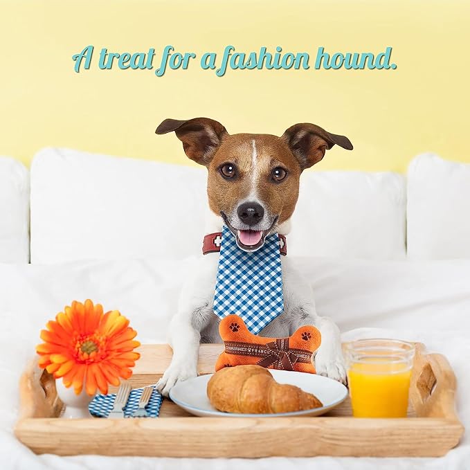 Dog Diggin Designs Hairmes Collection – Set of 3 Unique, Squeaky, Parody Plush Toys that Includes a Hairmes Purse, a Hairmes Ball, and a Hairmes Bone
