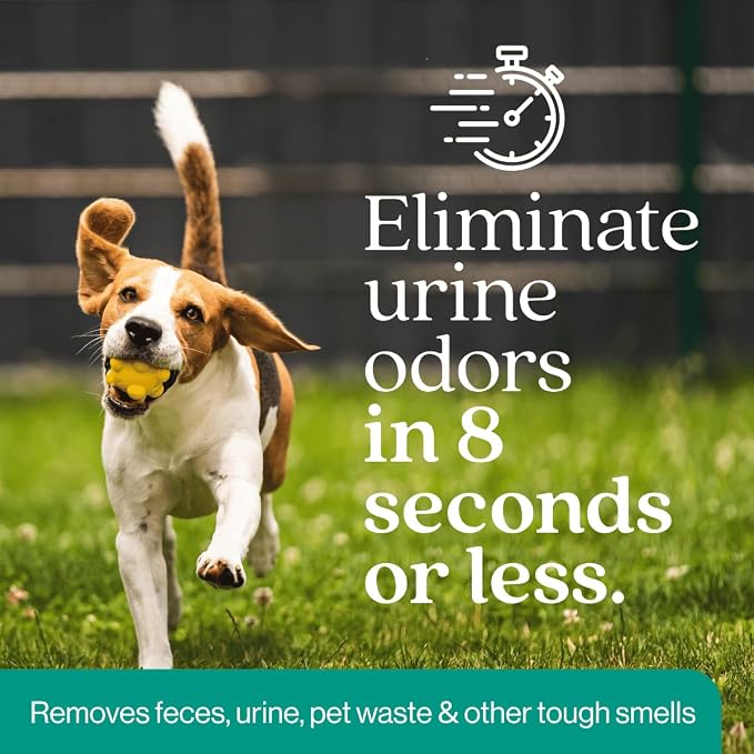 Eco Strong Outdoor Odor Eliminator Outside Dog Urine Enzyme Cleaner Powerful Pet, Cat, Animal Scent Deodorizer | Professional Strength for Yard, Turf, Kennels, Patios, Decks (160 oz Bundle w Sprayer)