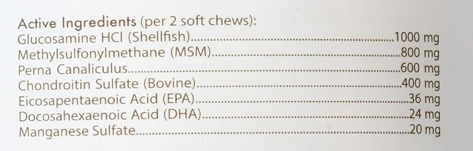 Healthy Breeds Cane Corso Z-Flex Max Hip and Joint Soft Chews 170 Count