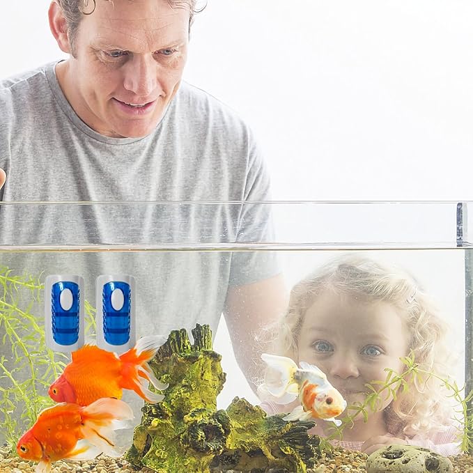 DaToo Aquarium Cleaner Fish Tank Glass Cleaner Algae Scraper Magnetic Scrubber Algae Clean Brush, 2 Pcs, 1 Yr Warranty