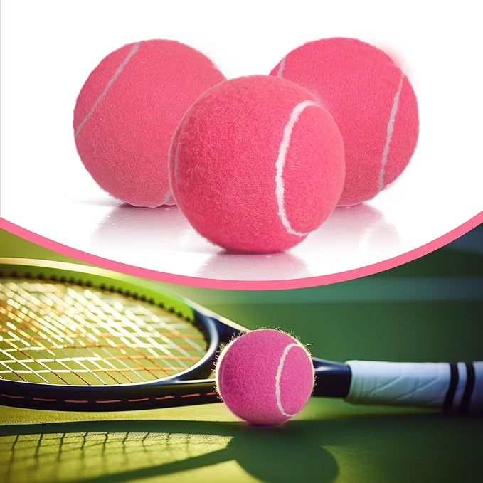 30/40 Pack Training Tennis Balls, Pet Dog Playing Balls, Practice Tennis Balls with Mesh Bag for Transport and Beginner Training