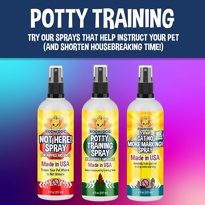 Bodhi Dog Potty Training Spray - Pee Here Spray for Dogs & Puppies - Go Here Attractant Teaches The Right Spot Indoors or Outdoors - Works Great with Puppy Pee Pads - Made in USA (8oz)