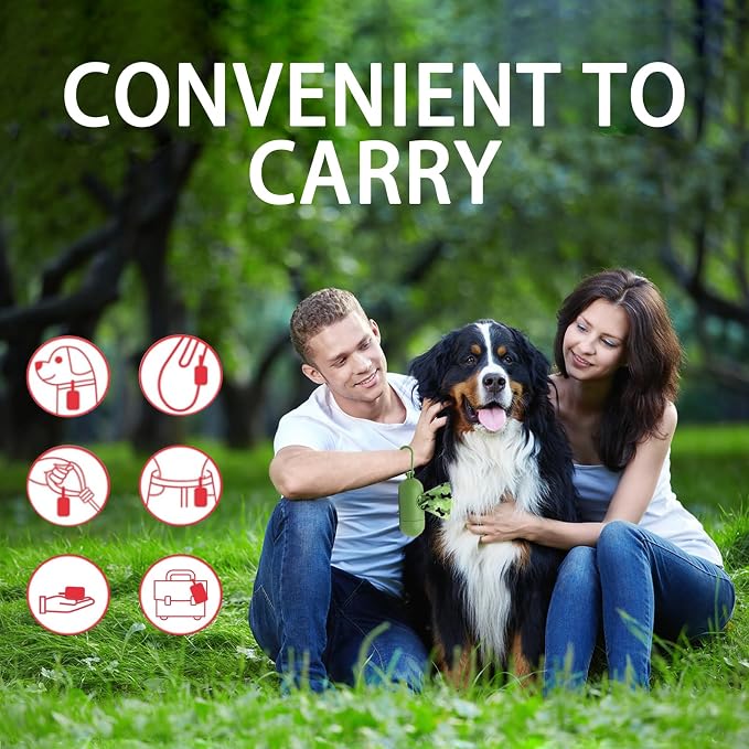 HZDHCLH Poop Bags for Dogs Leak Proof Extra Thick Dog Poop Bags, Green Bones 18 Rolls 9" x 13" Lavender Scented Pet Waste Bag, 270 Count
