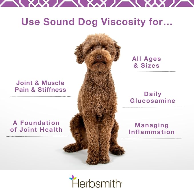 Herbsmith 75g Powder Advanced Joint Support Sound Dog Viscosity Veterinarian Recommended Glucosamine for Dogs