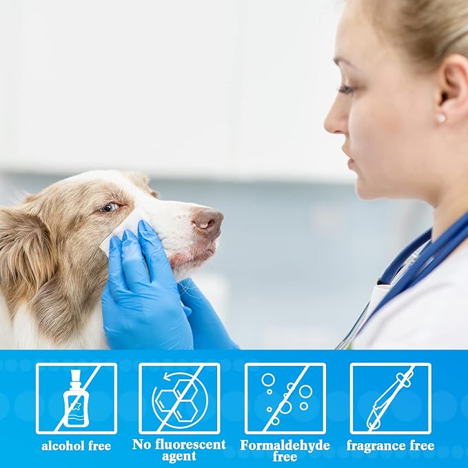 Treela 10 Packs of 800 Dog Wipes Pet Wipes Cat Grooming Supplies for Paws, Butt, Ear, Skin, Body Bath Cleaning Stain Odor Remover, Home or Travel Use(Unscented)