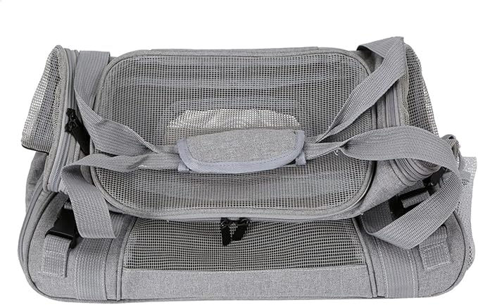 Foldable Breathable Pet Bag Portable Single-Shoulder Diagonal Pet Box Airline Approved,Soft-Sided Cat Carrier