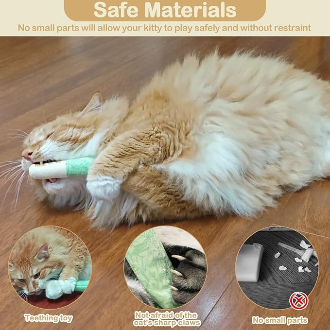 Tocirelo Catnip Toys and Silvervine Sticks for Cats