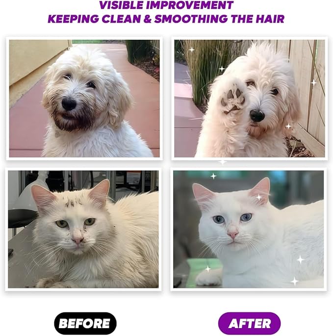 Premium Pet Grooming Glove Wipes for Dogs & Cats, 3X Thick No-Rinse Bathing Gloves, Hypoallergenic Deodorizing Paw & Body Cleaner, Grooms Hydrates & Nourishes, 20 Count, Lavender Scent