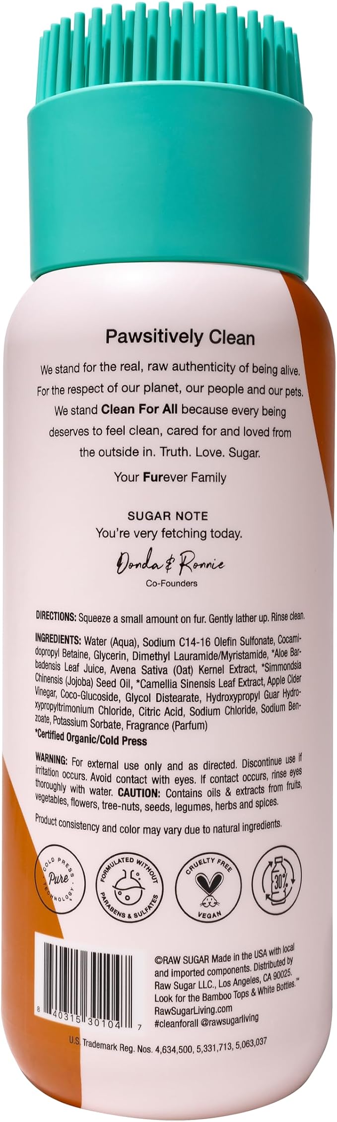 Raw Sugar 2-in-1 Dog Shampoo and Conditioner (Aloe & Oatmeal, 16 Fl Oz) & Dog Wipes, 2 Pack (60 Apple Cream Pet Wipes) Fur Kids Sensitive Coat Kit, Vegan & Cruelty-Free Puppy Essentials