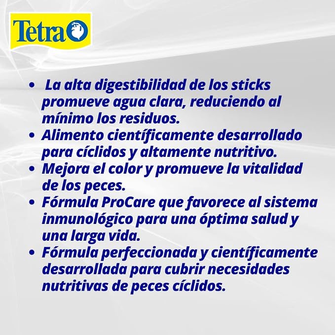Tetra TetraCichlid Floating Cichlid Sticks 11.3 Ounces, Pond Fish Food, Nutritionally Balanced (Pack of 2)