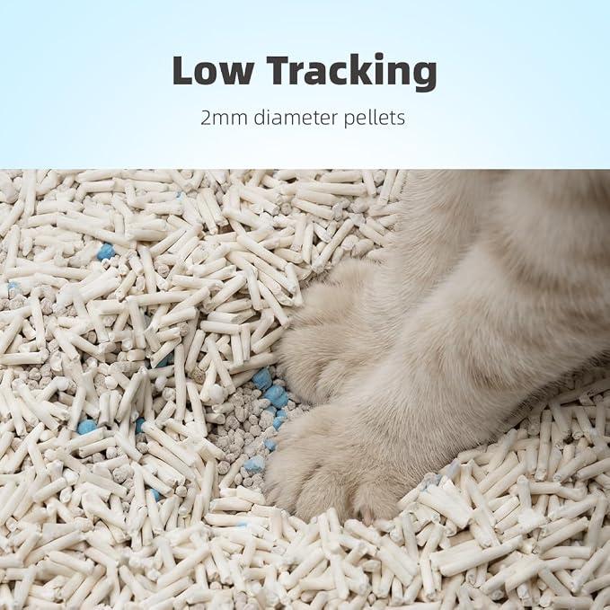 Zutto Nyan 5 in 1 Cat Litter - Superior Odor Control, Fast Clumping, Flushable, Low Tracking, 99% Dust Free. Tofu, Bentonite & Cassava Blend with Natural Deodorizers(5.3lb X 2 Bag)