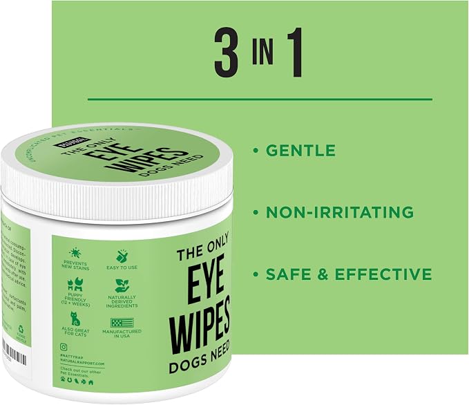 Natural Rapport Dog Tear Stain Cleaning Bundle