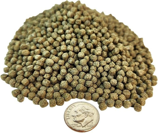 21-lbs 4mm Koi & Pond Fish Intense Color Enhancing Floating Pellets with Krill, Astaxanthin, Shrimp Meal, Anchovy Fish Meal. 4mm - 3/16" Intense Color Floating Pellets...21-lb Box