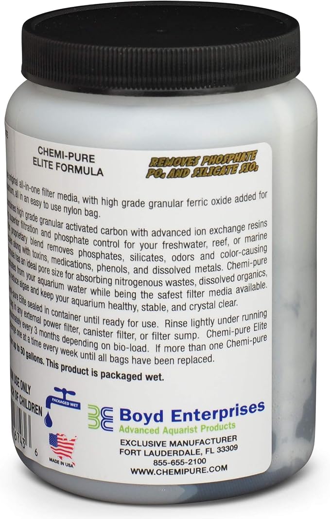 Boyd Enterprises ABE16743 Chemipure Elite for Aquarium, 11.74-Ounce (Pack of 2)