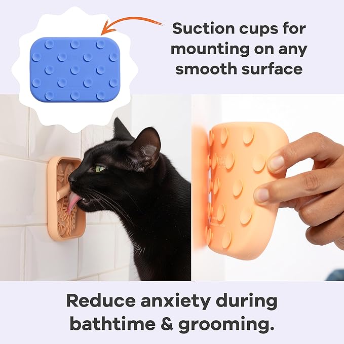 Lick Dish and Sardina Bundle - Silicone Lick Mats + Slow Feeders for Cats & Small Dogs - Non-Slip Designs with Suction Cups - Dishwasher Safe - Extend Mealtimes and Reduce Anxiety - For Wet & Dry Food