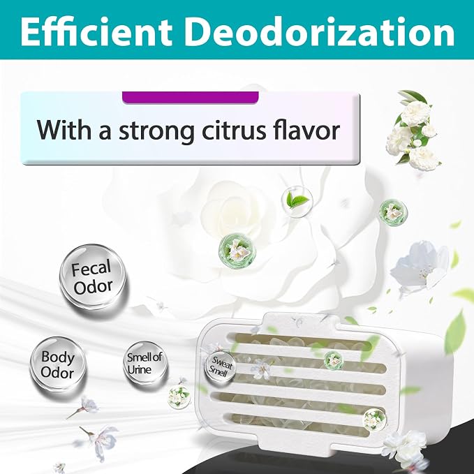9 Pcs Deodorizer Compatible with PetSafe ScoopFree SmartSpin Self-Cleaning Cat Litter Box & HHOLOVE Self-Cleaning Cat Litter Box, Natural Essential Oils, Cat Friendly, Odor Control