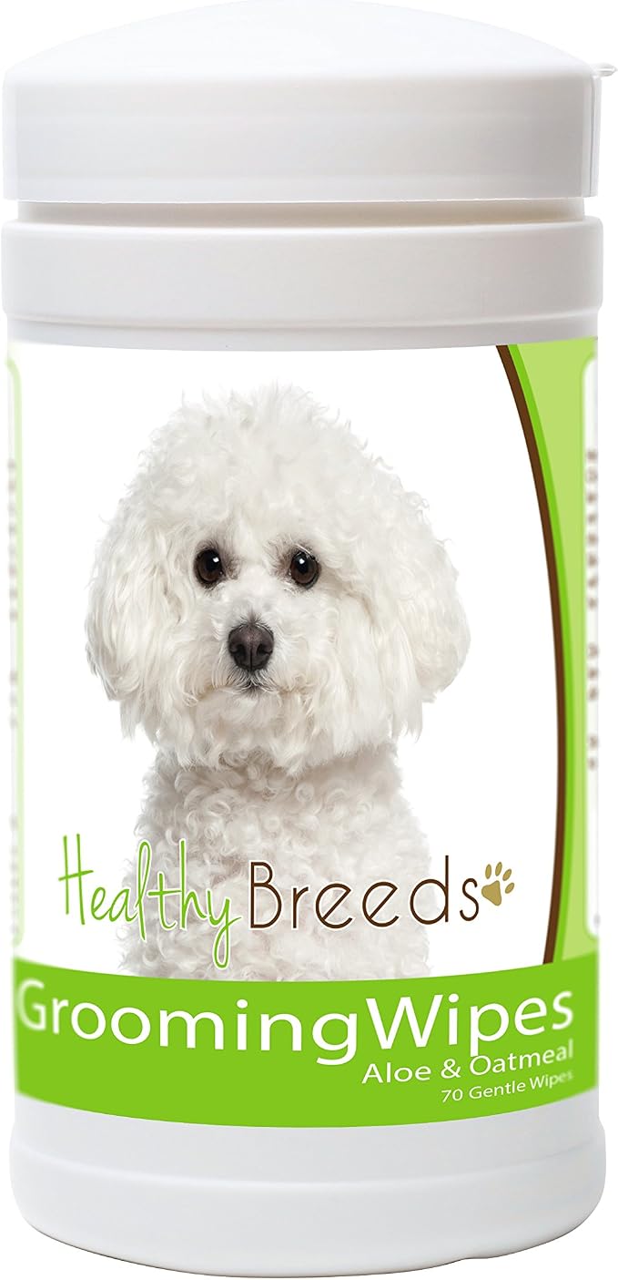 Healthy Breeds Bichon Frise Grooming Wipes 70 Count