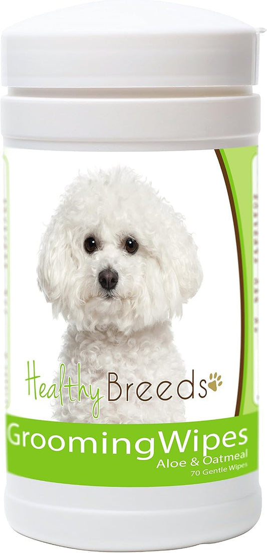 Healthy Breeds Bichon Frise Grooming Wipes 70 Count