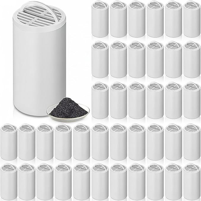 Sweetude 36 Pack Pet Charcoal Filters Pet Fountain Filter Replacement Charcoal Water Filter Compatible with Drinkwell 360 and Drinkwell 360 Stainless Steel Multi Fountain for Dog Cat