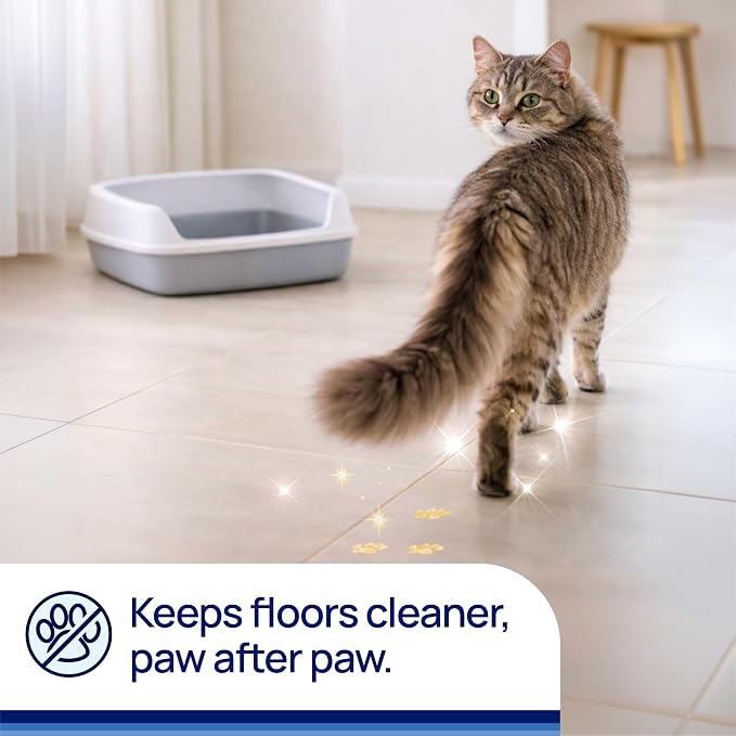 Litter Pearls Tracksless Unscented Non-Clumping Crystal Cat Litter with Odorbond, 10.5 Pounds