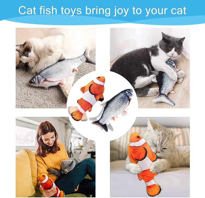 Tocirelo Cat Toys for Indoor Cats & Silvervine Sticks for Cats