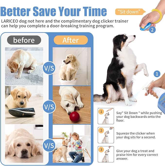 16oz Training Spray to Help Dogs Learn Proper Bathroom Habits - Natural Formula for Supporting Housebreaking Efforts in Dogs - Stop Peeing Spray for Dogs Indoor