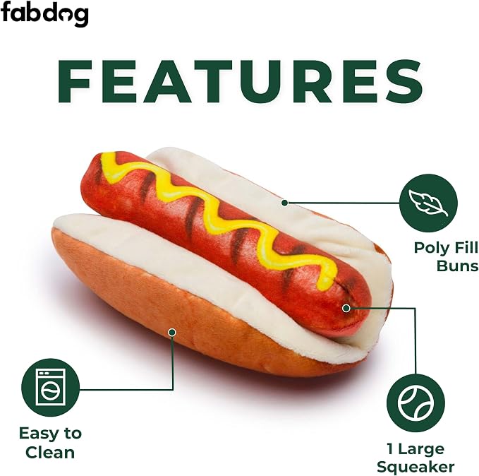 fabdog Hot Dog Toy Toy