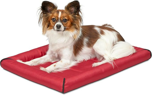 MidWest Homes for Pets Ultra-Rugged MAXX Dog Bed, Water Repellant, Easy Wipe Clean, Super Durable, Fits 24-inch Dog Crates, Red, 23L x 18W x 3H inches