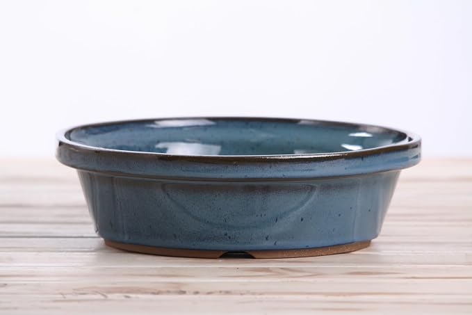 Willow Ceramics Dog Bowl – Handmade Ceramic Slow Feeder, 30.4oz Anti‑Gulp Bowl for Medium to Large Dogs, Dishwasher Safe, Made in USA (Peacock, 8inch)