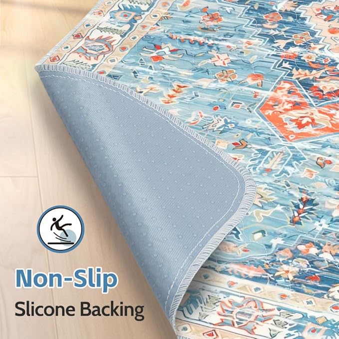 Washable Pee Pads for Dogs 2 Pack Reusable Puppy Training Pads 40"x26" Super Absorbent Waterproof Dog Training Pads, Non-Slip Potty Pads Whelping Pads Litter Mat Pet Supplies - Blue/Mix