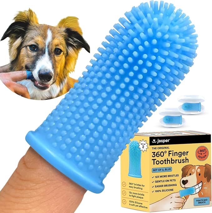Jasper Fingerbrush + Microbrush Bundle for Cats & Small Dogs
